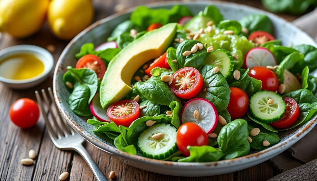 découvrez des recettes légères de salades faibles en calories pour un repas équilibré, sain et savoureux. idées faciles à préparer pour allier plaisir et bien-être.