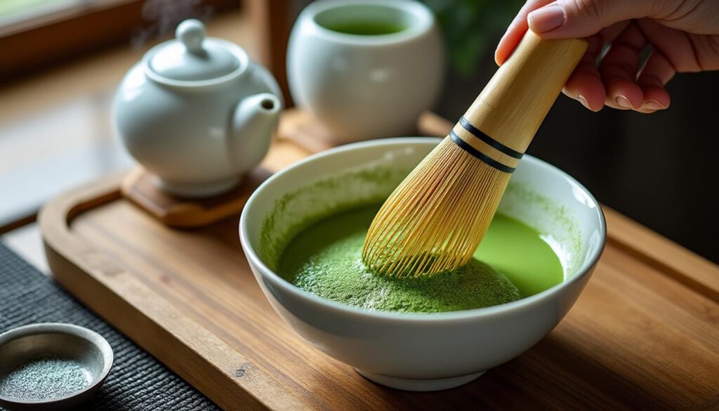 découvrez comment préparer du thé matcha chez vous avec nos astuces pour obtenir un goût authentique et savoureux à chaque tasse.