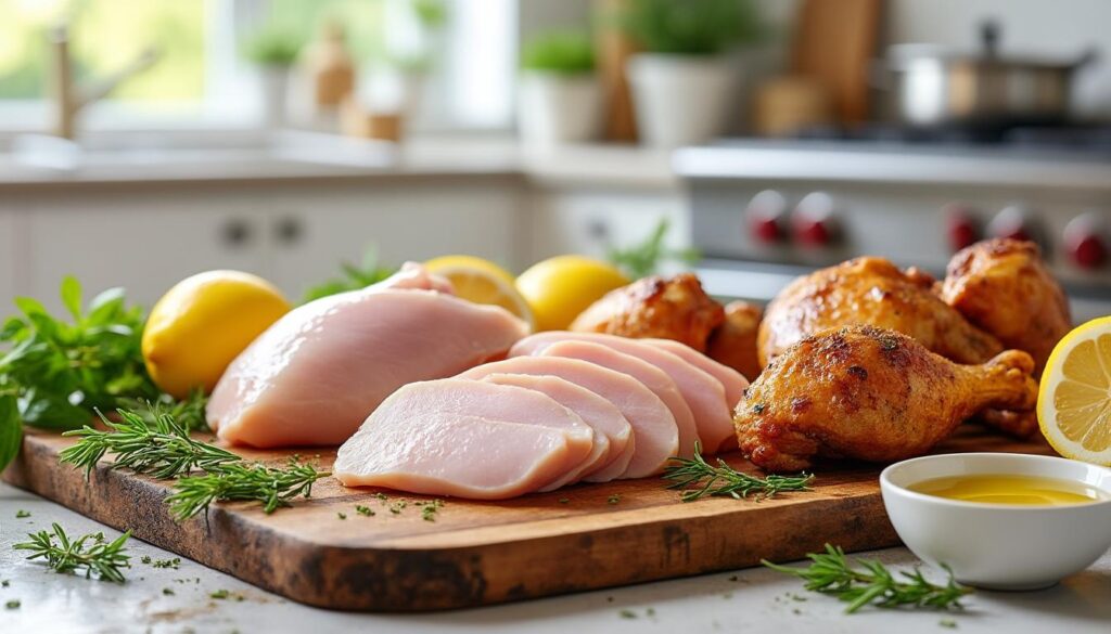 découvrez quelles parties du poulet choisir pour profiter d'un repas savoureux tout en maîtrisant votre apport calorique. alliez goût et légèreté avec nos conseils nutritionnels.