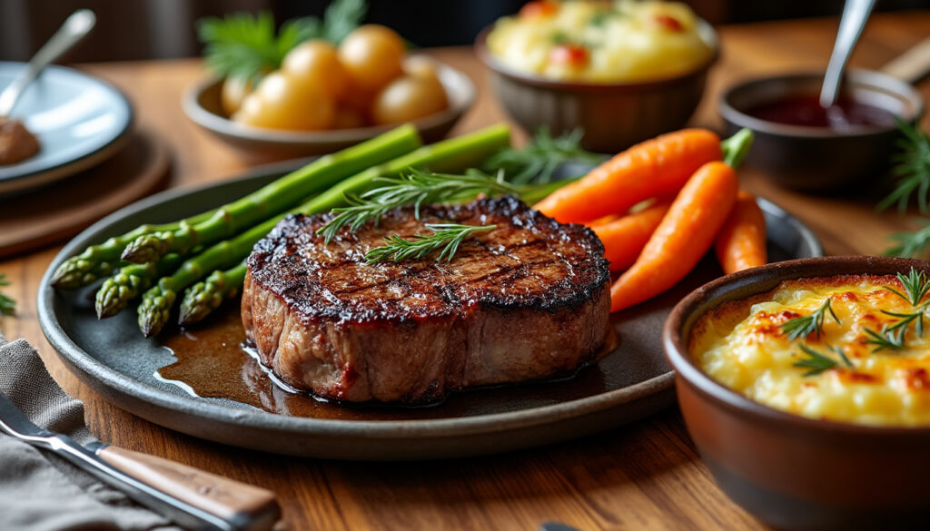 découvrez quelles garnitures subliment à merveille l'accompagnement de la côte de bœuf pour un plat de fête réussi et savoureux.