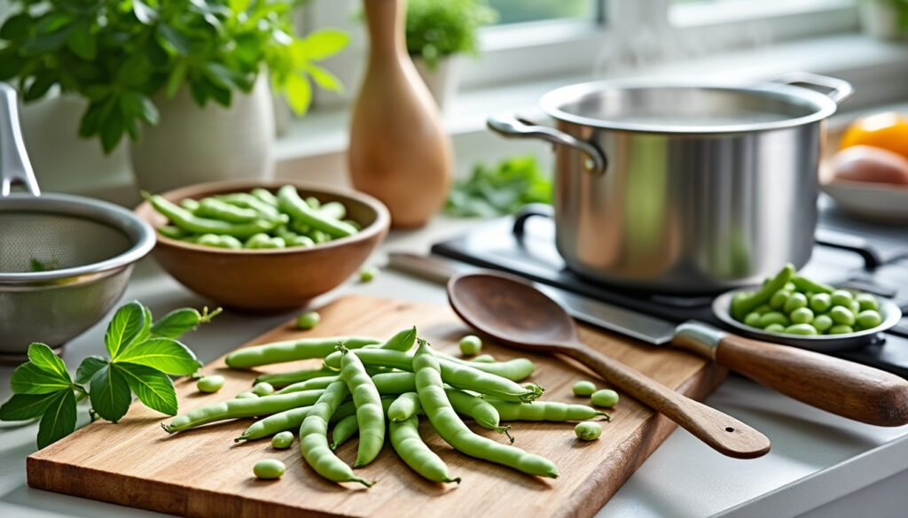 découvrez nos astuces simples et efficaces pour préparer des fèves parfaitement cuites et savoureuses. maîtrisez chaque étape pour sublimer ce légume délicieux.
