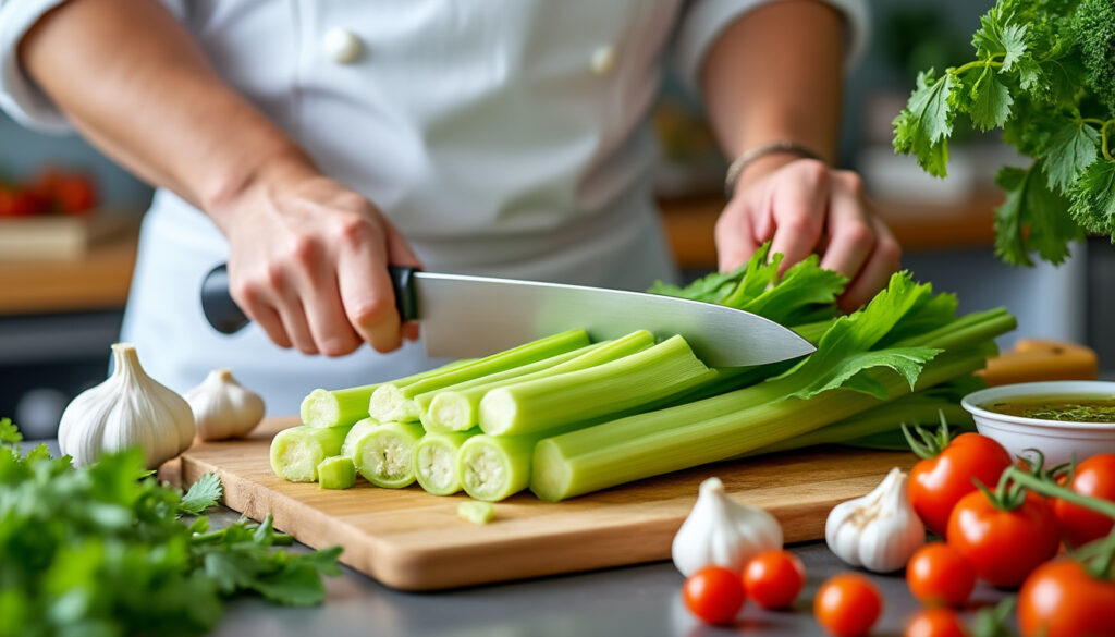 découvrez comment préparer le céleri branche pour rehausser le goût de vos plats quotidiens avec des astuces simples et efficaces.