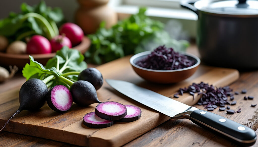 découvrez comment préparer le radis noir pour rehausser vos plats d’hiver avec des recettes savoureuses et faciles à réaliser.