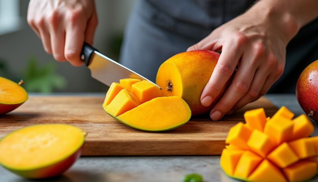 découvrez comment préparer une mangue facilement avec nos astuces pour la découper sans gaspiller. apprenez les techniques simples pour savourer ce fruit délicieux en toute simplicité.