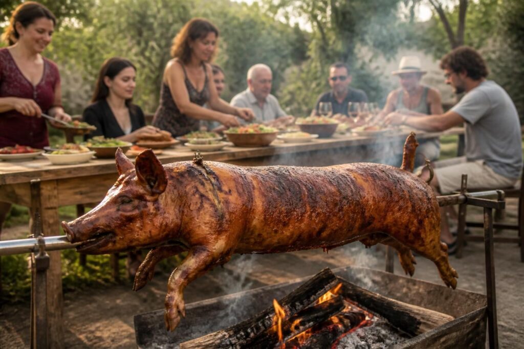 découvrez comment organiser un cochon grillé à la broche pour un repas festif réussi, avec nos conseils pratiques et tarifs adaptés à votre événement.