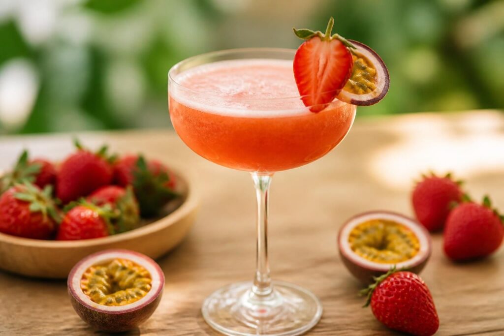 découvrez la recette classique du daiquiri fraise et passion, un cocktail fruité et rafraîchissant parfait pour toutes les occasions.