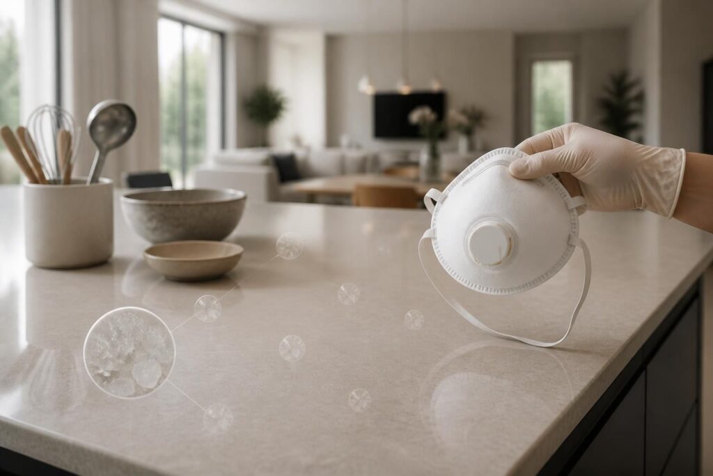 découvrez les risques potentiels pour la santé liés aux plans de travail en céramique et comment les utiliser en toute sécurité dans votre cuisine.