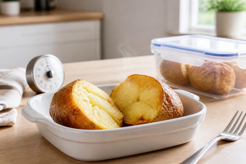 découvrez le temps de cuisson idéal pour la pomme de terre cuite au four et les meilleures astuces pour sa conservation afin de profiter d'un plat savoureux et parfaitement conservé.