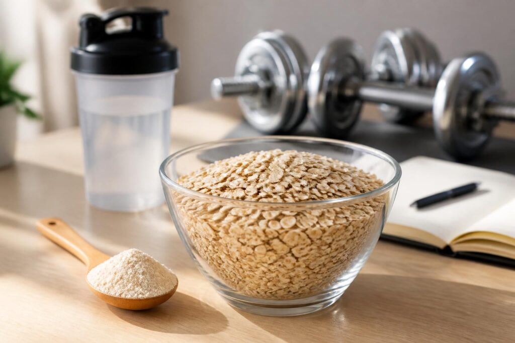 découvrez la teneur en protéines des flocons d'avoine, leur valeur nutritionnelle complète et comment les intégrer efficacement dans votre routine de musculation pour optimiser vos gains.
