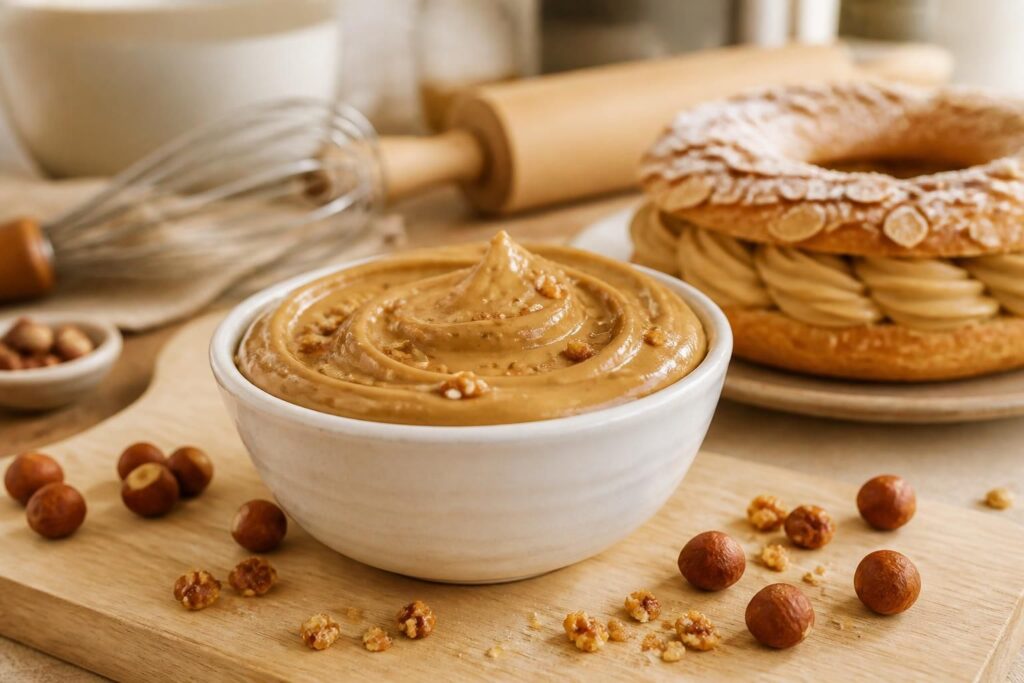 découvrez notre recette facile de crème praliné maison, parfaite pour réussir un paris-brest gourmand et authentique.