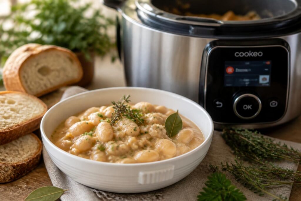 découvrez la recette traditionnelle bretonne du coco de paimpol adaptée pour le cookeo, simple et rapide à préparer pour un plat savoureux et authentique.