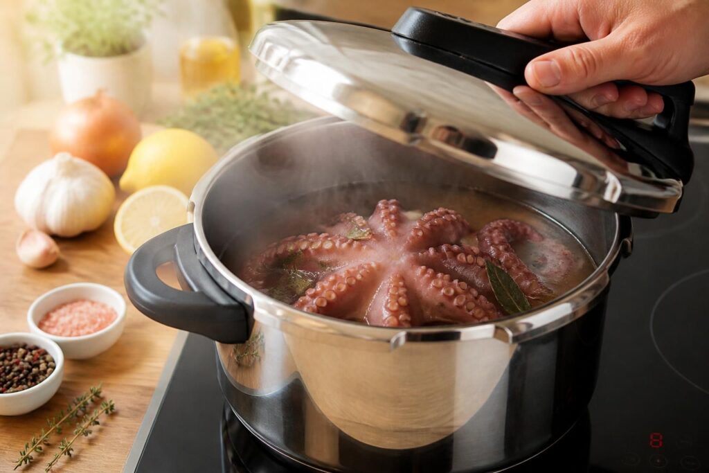 découvrez comment cuire facilement du poulpe frais ou congelé en cocotte minute pour un plat tendre et savoureux, grâce à nos conseils pratiques et astuces de cuisson.