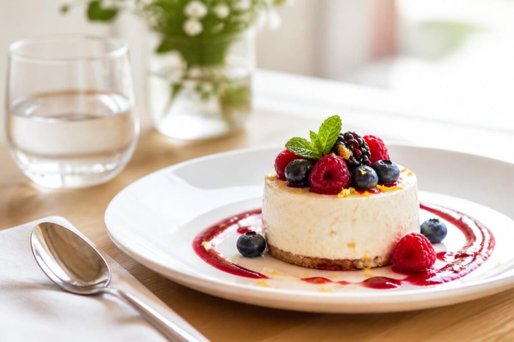 découvrez un dessert léger et savoureux pour terminer un repas copieux en douceur et légèreté.