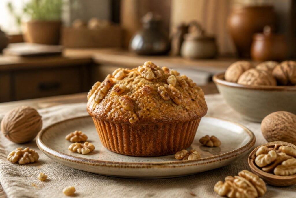 découvrez notre muffin aux noix de grenoble, une délicieuse alliance entre tradition authentique et gourmandise savoureuse, idéale pour toutes les pauses sucrées.