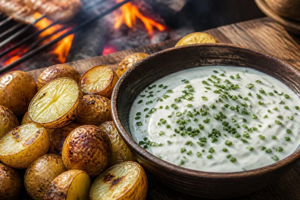 découvrez notre délicieuse sauce ciboulette, parfaite pour accompagner vos pommes de terre, barbecues ou plats cuits au four. une touche fraîche et savoureuse pour sublimer vos repas.