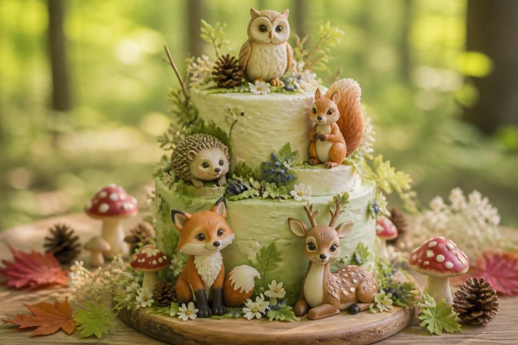 Gâteau animaux de la forêt : idées de décorations et recettes pour enfants