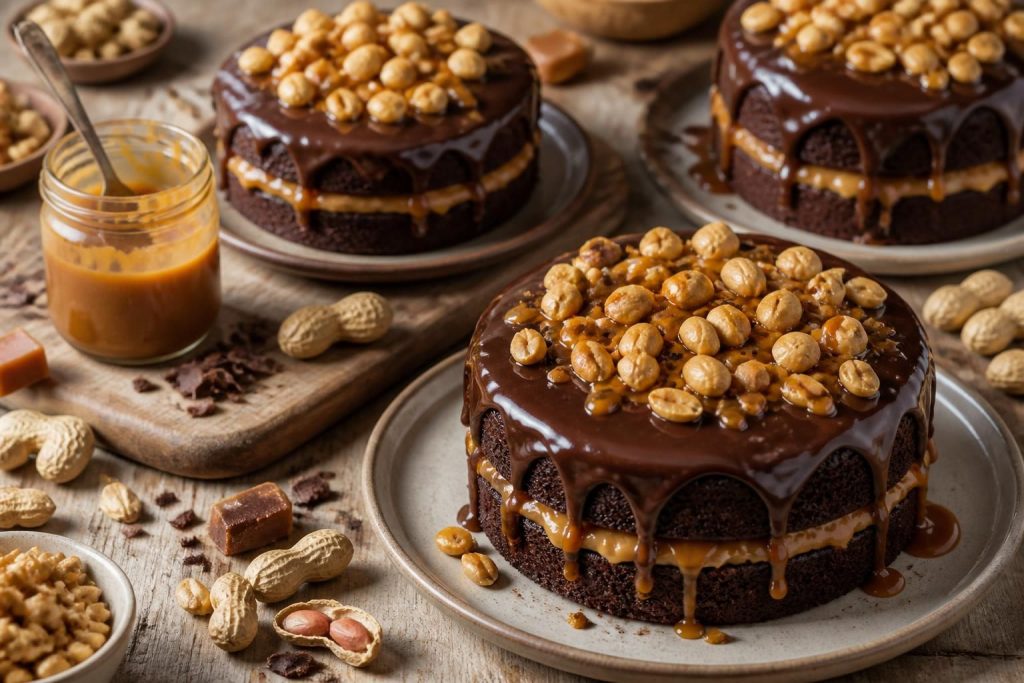 Gâteaux chocolat cacahuète : recettes gourmandes et idées caramel
