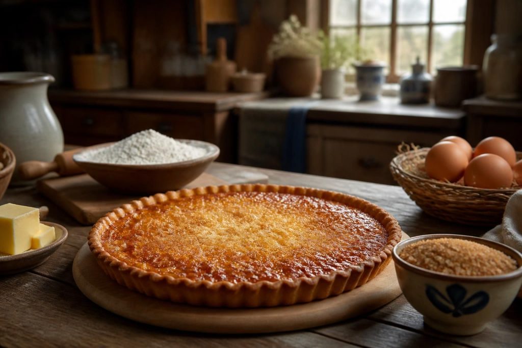 Tarte au sucre nord du Pas-de-Calais : recette facile et origine de la spécialité