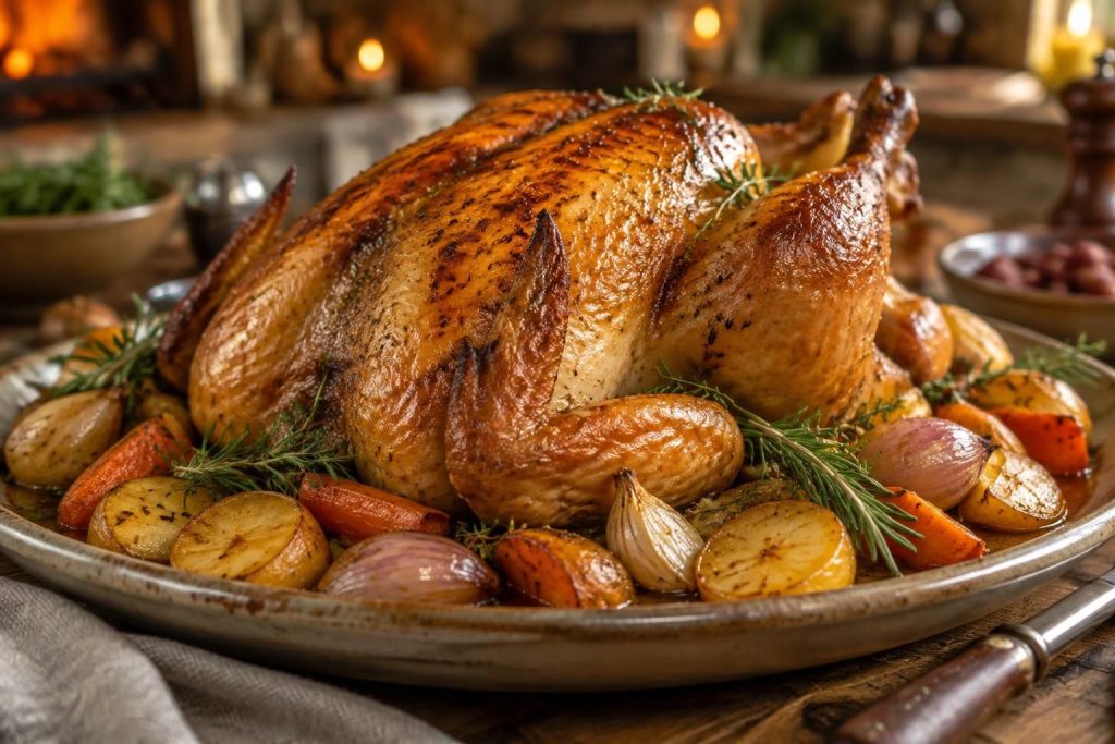 Chapon au four cuisson lente : temps et recettes pour un plat réussi