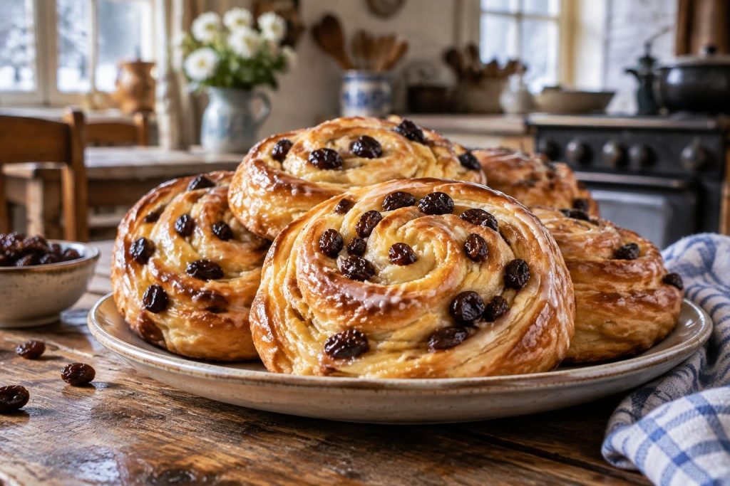 Pain aux raisins recettes faciles et traditionnelles du Québec à grand-mère