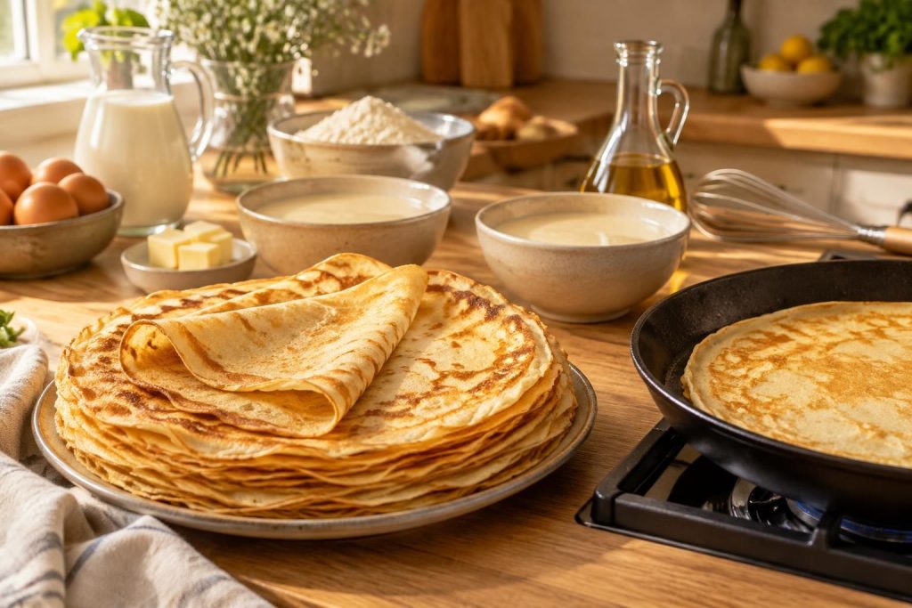 Pâtes à crêpes beurre ou huile : quelle recette choisir pour des crêpes moelleuses ?