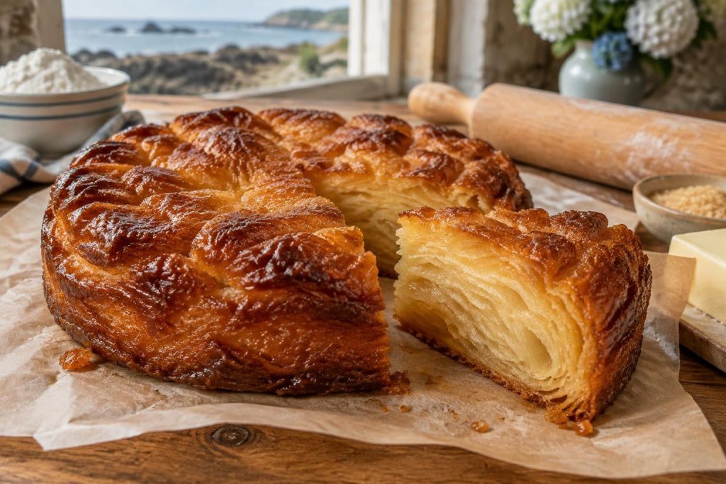 découvrez la recette traditionnelle du kouign-amann breton : un gâteau feuilleté, fondant et caramélisé, facile à préparer chez vous.